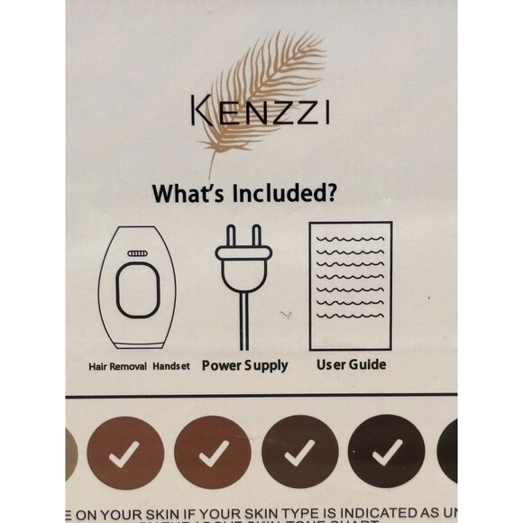 Kenzzi The Premium Hair Removal Handset Body & Face At Home IPL Hair Removal - Picture 6 of 13